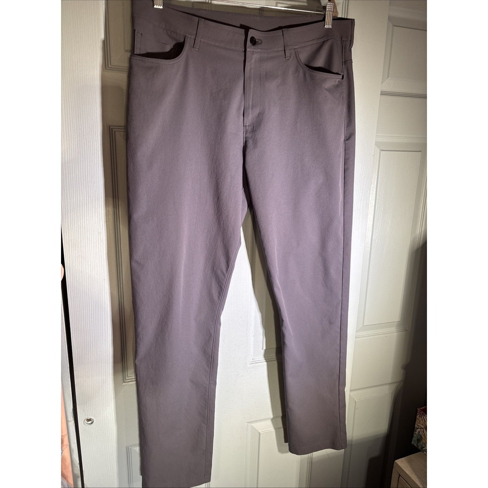Public Rec Pants Mens 36x34‎ Gray Slim Fit Performance Stretch Casual Golf
